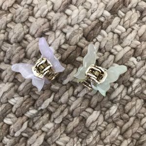 Acrylic Butterfly Clips